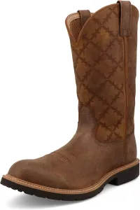 Ботинки Twisted X Men's 12" Tech X, средний круглый носок с Tech X, коричневый