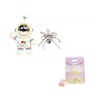 Рюкзак Creative Backpack Starry Sky с плюшевым подвесным кулоном Astronaut Charm Dolls высотой 16 см Jinnew