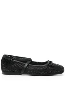 Балетки Michael Michael Kors, украшенные стразами, черный