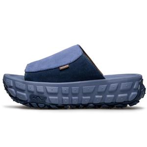 AU&MU Кожаные мозаичные бесшумные шлепанцы женские Klein Blue, цвет Klein Blue