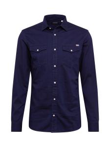 Повседневная рубашка JACK & JONES Regular fit Button Up Shirt Sheridan, цвет opal/dark blue