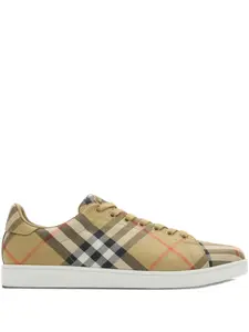 Кеды в клетку Burberry, нейтральный
