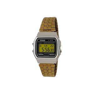 CASIO Часы Retrofit Series Quartz Movement Stainless Steel Strap Watch Men's Watch Black Dial