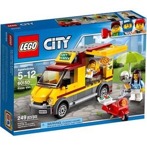 Конструктор из пластиковых деталей "автомобиль для доставки пиццы" 249 деталей 60150 LEGO