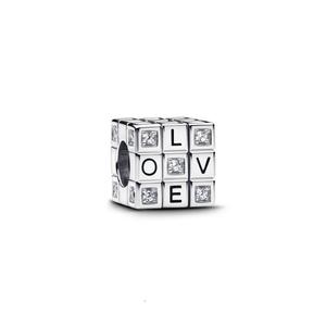 Шарм Pandora Moveable Toy Cube Charm, стерлинговое серебро