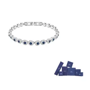 Ангельский теннисный браслет Una Swarovski