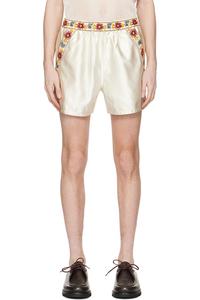 Шорты Candyfloss Bode, цвет cream