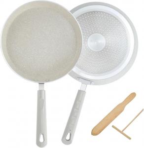 Сковорода для блинов FORBAKE с распределителем и лопаткой, белый