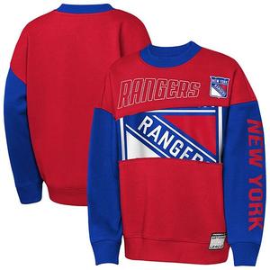 Толстовка New York Rangers Youth red/blue Outerstuff