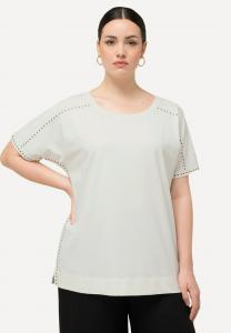 Футболка с принтом SHORT SLEEVE  Ulla Popken, кремовый