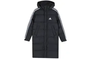 Пуховик Adidas 3-Stripes Long, черный