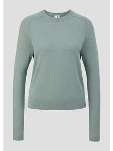 QS Вязаный свитер цвета 7219_шалфейно-зеленый