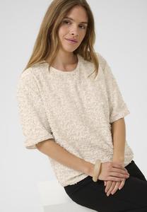 Блуза Culture CUNALI SS BLOUSE, Whitecap/Black