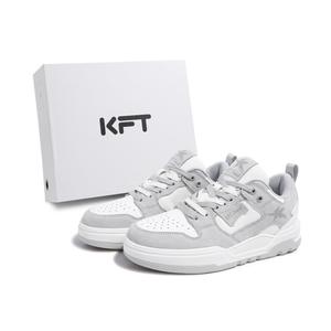 Увеличивающие рост, устойчивые к истиранию, легкие, нескользящие, низкие, унисекс, кроссовки для скейтбординга KFT, Vintage White