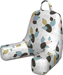 Наволочка для подушки для чтения Lunarable Cactus, с рисунком в стиле ручной работы, с изображением суккулентов и растений в горошек, в современном художественном стиле, мягкая, без наполнителя, маленькая, разноцветная., Multicolor