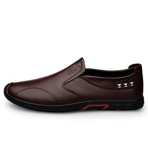 LAORENTOU Мужские повседневные туфли мужские низкие топы коричневые, цвет Brown