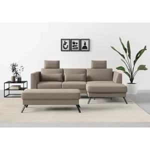 Подушки для сиденья sit&more Lindholm, набор из 2 шт. Sit&More, Taupe + unifarben