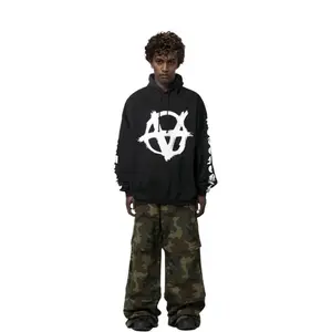 Толстовка мужская черная Vetements, черный