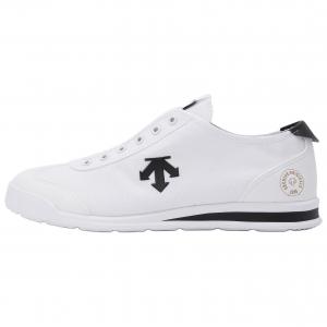 DESCENTE Нескользящие износостойкие низкие повседневные туфли унисекс белого цвета