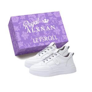 Низкие повседневные туфли женские Alxnan, White