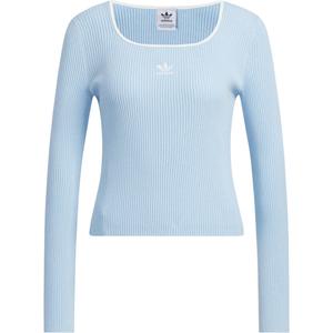 ADICOLOR FW24 Длинный Свитер Трикотаж Женский Розовый Синий Adidas Originals