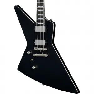 Электрогитара Epiphone Extura Prophecy для левшей, окраска Aged Jet Black Metallic