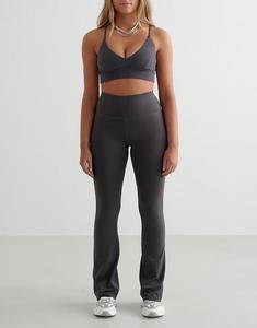 Колготки Aim'n Shadow серого цвета с эффектом клеша в оттенке «серый»