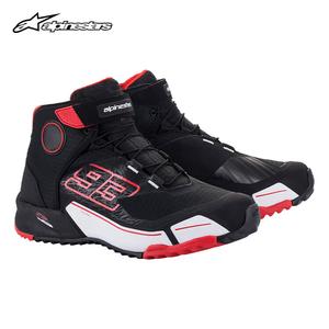 ALPINESTARS PROTECTS Мотоциклетные ботинки Star Motorcycle Riding Boots, повседневные туфли Commuter Rider, короткие водонепроницаемые ботинки для мужчин, CR-X MM93 Black Red White, размер 44