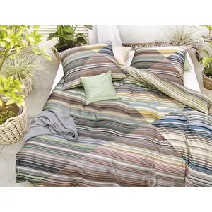 Двустороннее постельное белье Irisette «Glamour 8847», элегантный цифровой принт, цвет marine