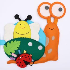 Сенсорная книга-путешествие, тихая книга, Монтессори - Ślimak/ Jolly Designs Inna marka