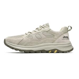 Jeep Амортизирующие противоскользящие и износостойкие низкие уличные туфли мужские - песочные, цвет Sand