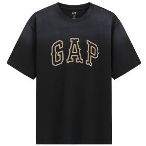GAP Футболка унисекс черная