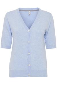 Вязаный кардиган Pulz Jeans PZSARA, светло-синий