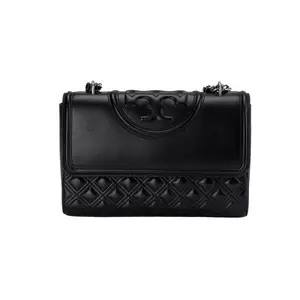 TORY BURCH Овчинная сумка через плечо, женская черная Crossbody Bag