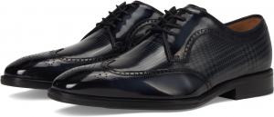 Оксфорды Johnston & Murphy Men's Sullivan Wingtip, Black Brush-off Houndstooth Calfskin