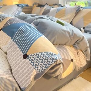 Jie Liya Комплект постельного белья, 3 предмета, 150x200 см, бязь, цвет Blawo