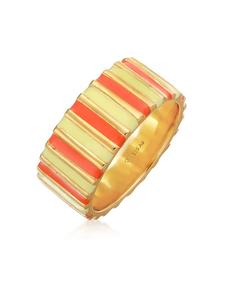 Elli Кольцо из серебра 925 пробы оранжевого цвета