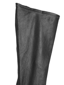 Кожаные ботфорты Rick Owens, черный