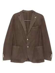 Блейзер с накладными карманами L.B.M. 1911, коричневый