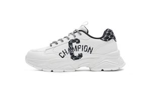 Низкие массивные кроссовки мужские черно-белые Champion