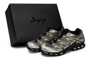 Кроссовки XT Quest Outdoor унисекс с низким верхом, желтые SALOMON, Khaki Black Yellow