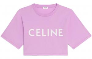 Топ укороченный женский Celine, фиолетовый