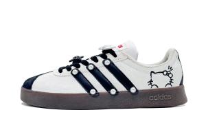Adidas Vl court 2.0 lifestyle black white meow устойчивые к истиранию низкие кроссовки для скейтбординга unisex