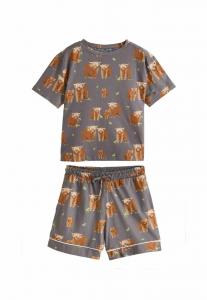Пижама SHORT SLEEVE - REGULAR FIT SET - Pyjama set Next, серый