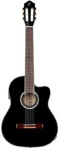 Акустическая гитара Ortega RCE141 Nylon String Acoustic Electric Guitar with Gig Bag Black