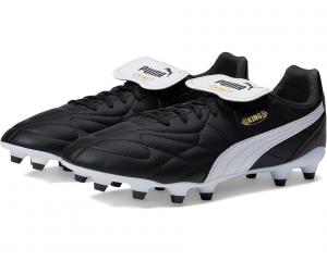 Кроссовки PUMA King Top Firm, Artificial Ground Soccer Cleats, цвет PUMA Black/PUMA White/PUMA Gold