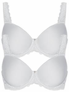 Бюстгальтер с косточками Viania 2er Pack Spacer Bügel BH Marina, цвет weiss weiss