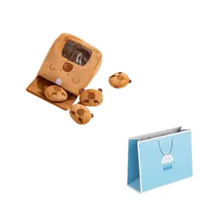 Плюшевая игрушка капибара с закусками, высота 19 см Nodding Bud Bug