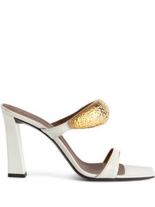 Кожаные мюли Giuseppe Zanotti, белый