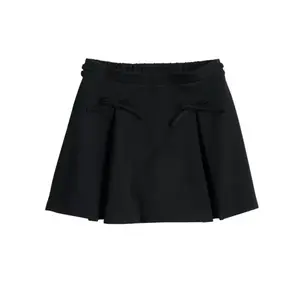 Юбка-шорты с плиссировкой и бантом для малышей и девочек 4-12 лет Jumping Beans, черный